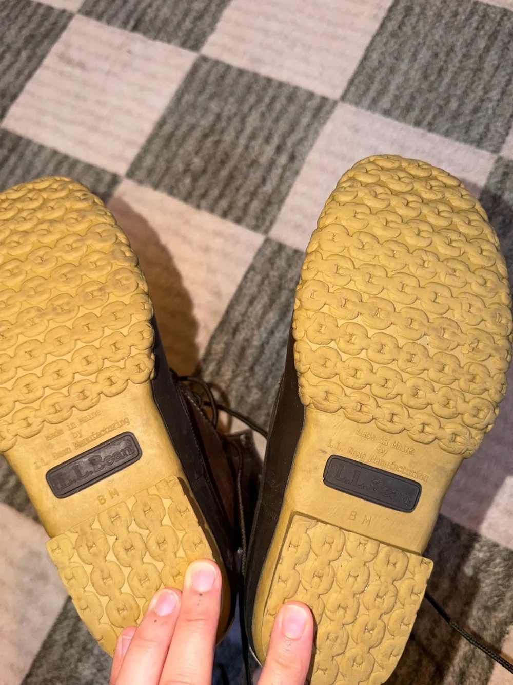 L.L. Bean Brown Waterproof Duck Boots